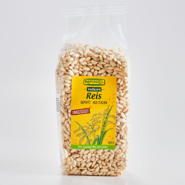 Paisutatud täisterariis 100g Rapunzel